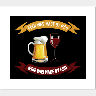 Beer and wine Posters and Art